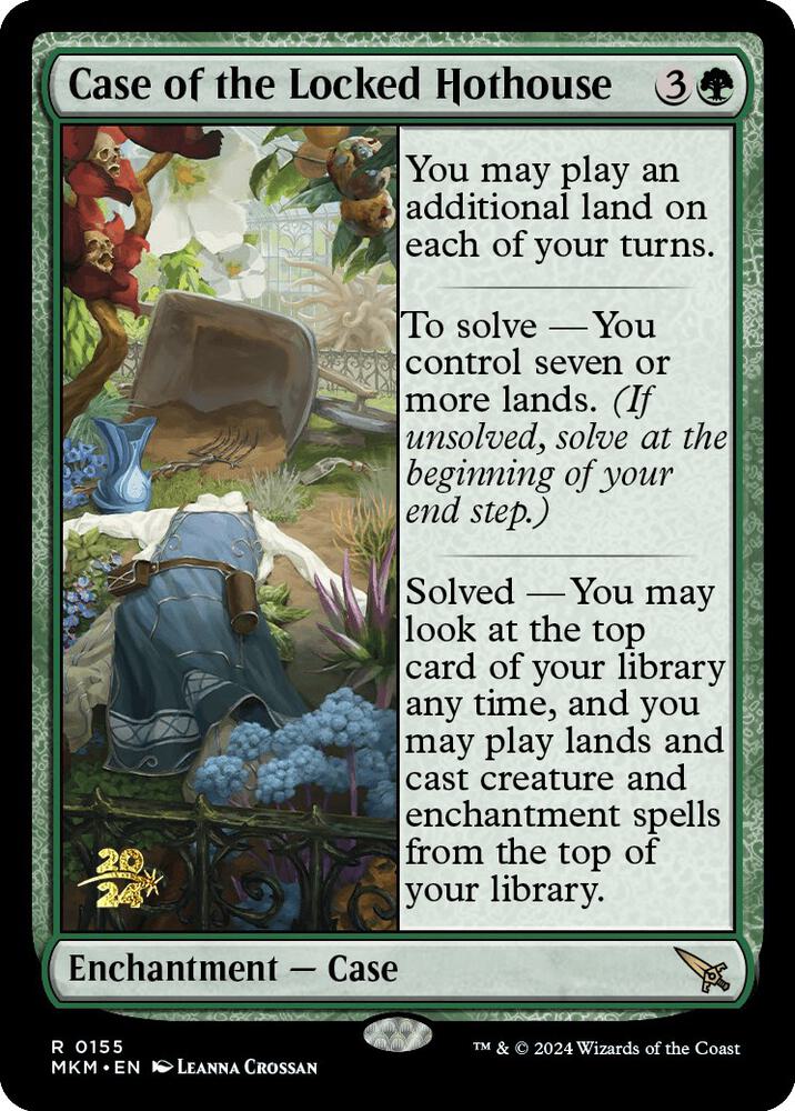 Case of the Locked Hothouse (155) [Prerelease Cards]