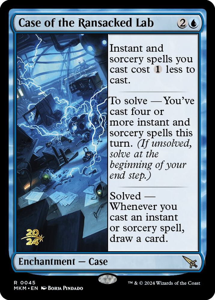 Case of the Ransacked Lab (45) [Prerelease Cards]