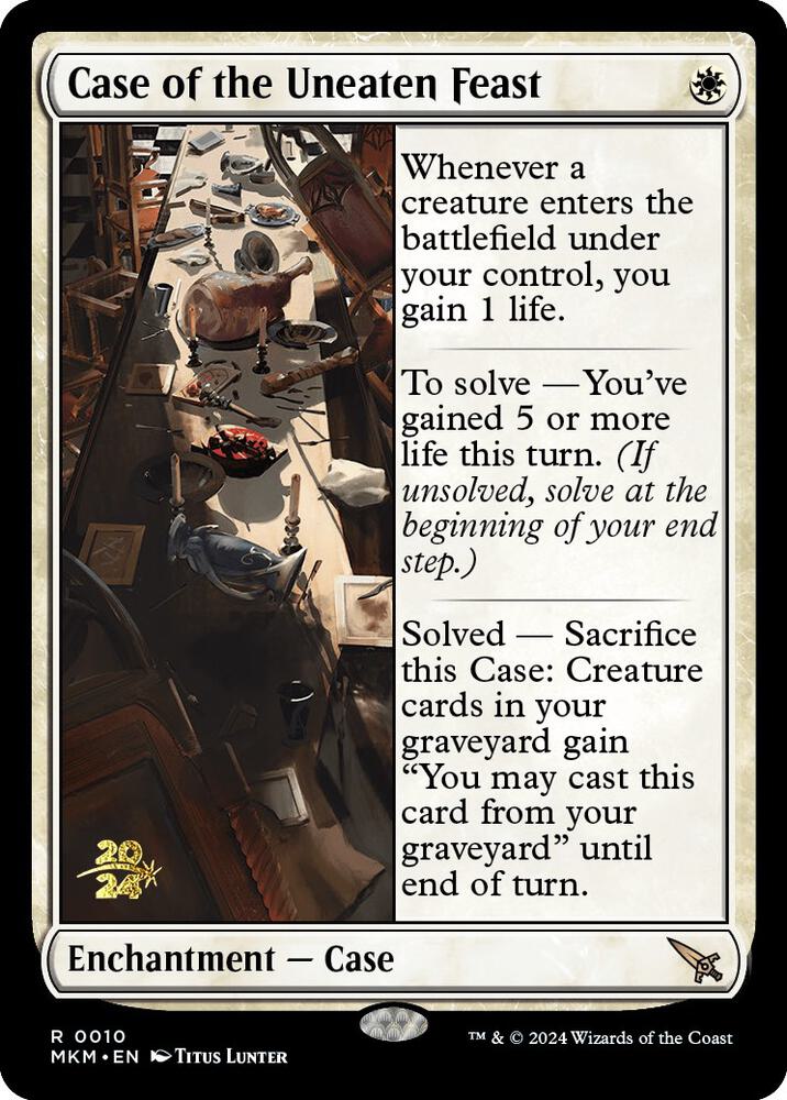 Case of the Uneaten Feast (10) [Prerelease Cards]