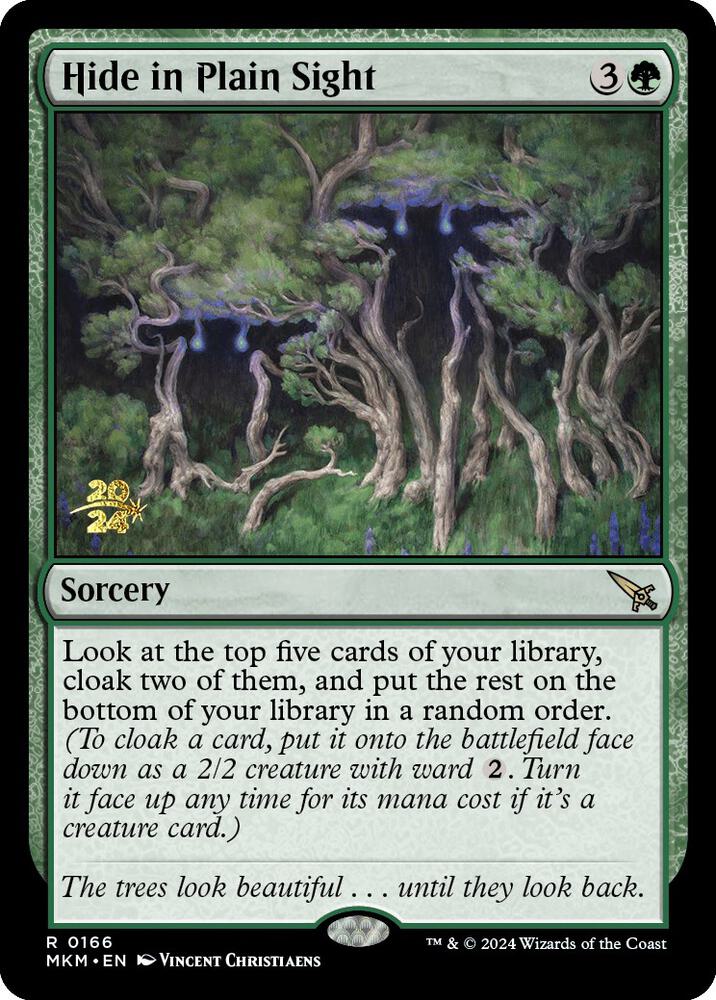 Hide in Plain Sight (166) [Prerelease Cards]