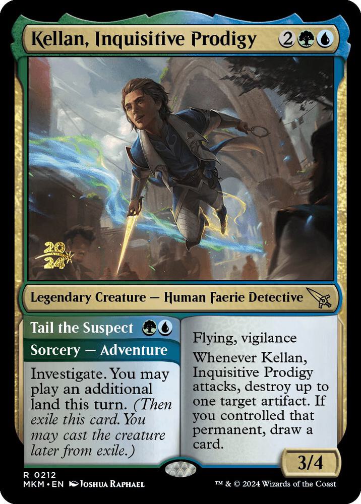 Kellan, Inquisitive Prodigy (212) [Prerelease Cards]
