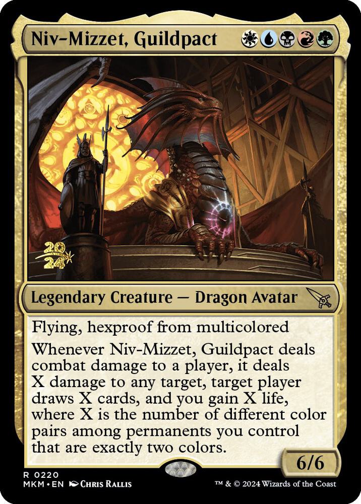Niv-Mizzet, Guildpact (220) [Prerelease Cards]