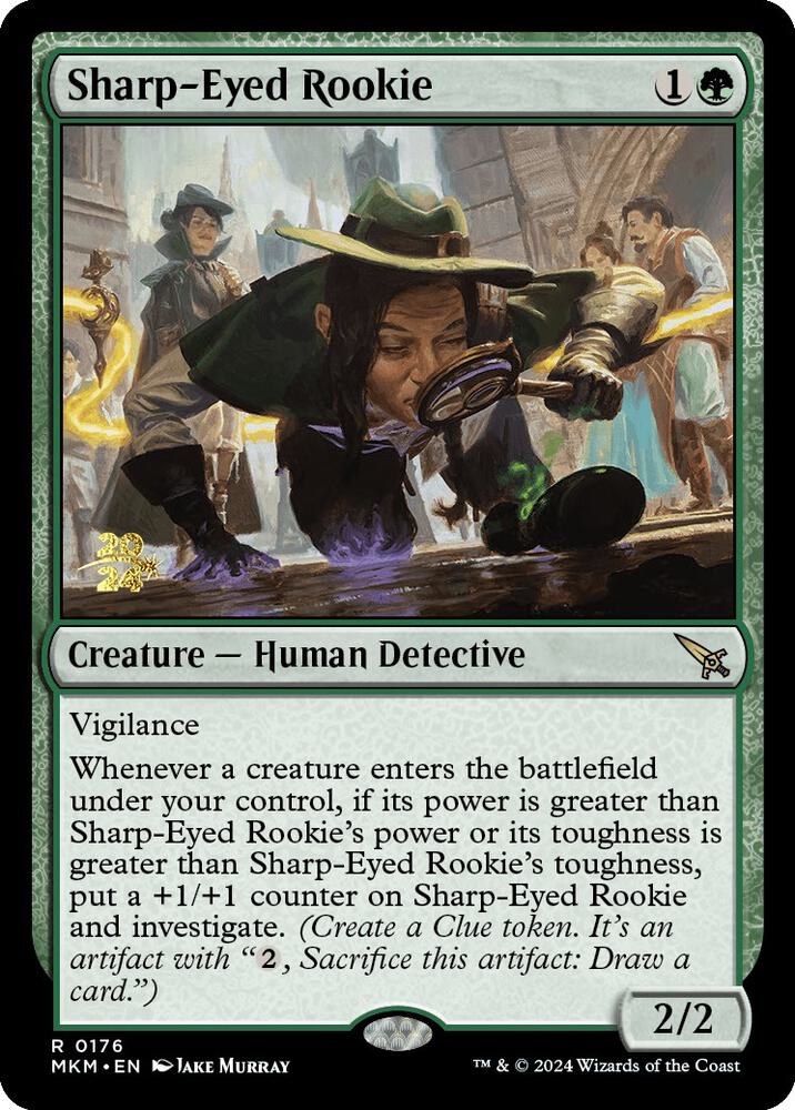 Sharp-Eyed Rookie (176) [Prerelease Cards]