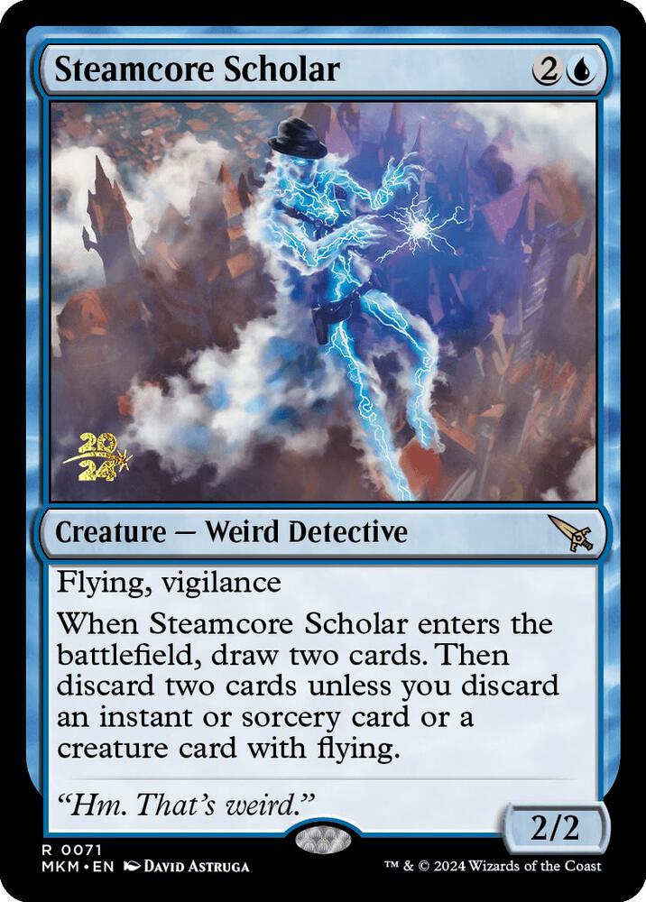 Steamcore Scholar (71) [Prerelease Cards]