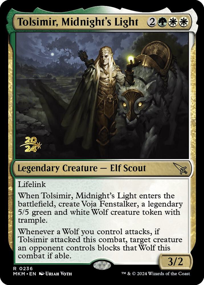 Tolsimir, Midnight's Light (236) [Prerelease Cards]