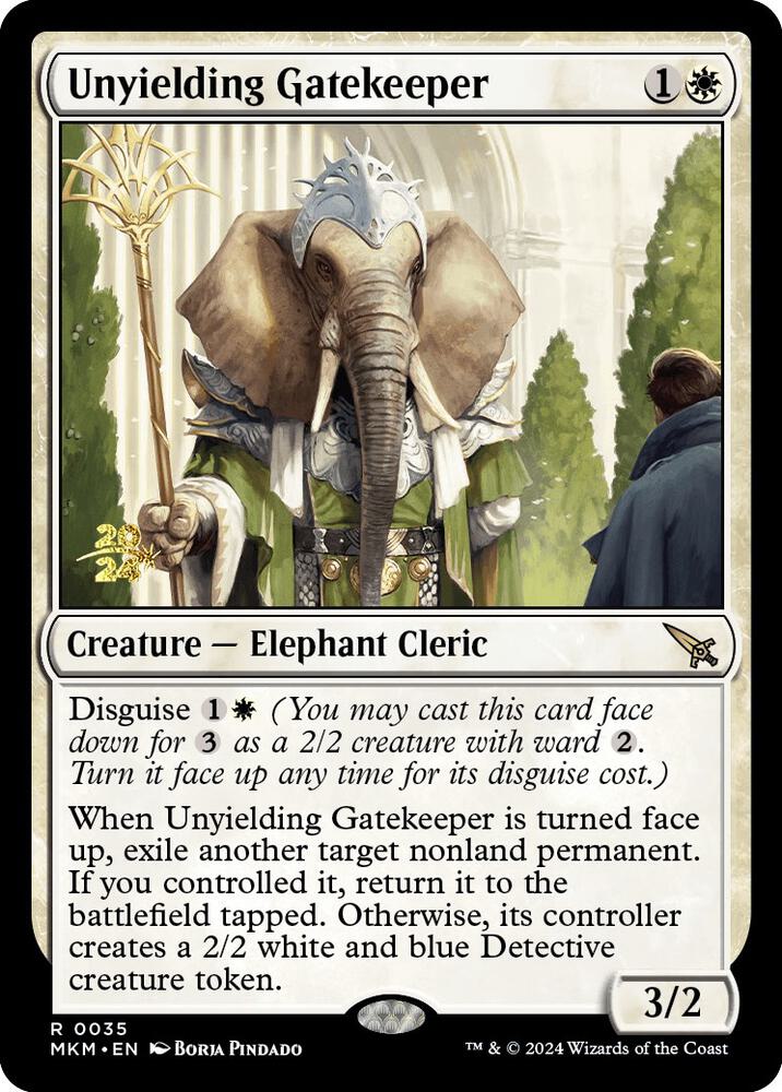 Unyielding Gatekeeper (35) [Prerelease Cards]