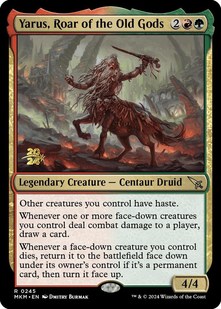 Yarus, Roar of the Old Gods (245) [Prerelease Cards]
