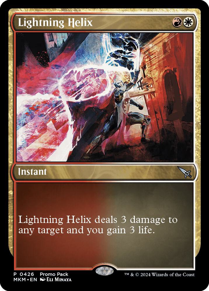 Lightning Helix (426) [Murders at Karlov Manor Promos]