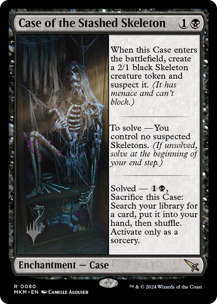 Case of the Stashed Skeleton (80) [Murders at Karlov Manor Promos]