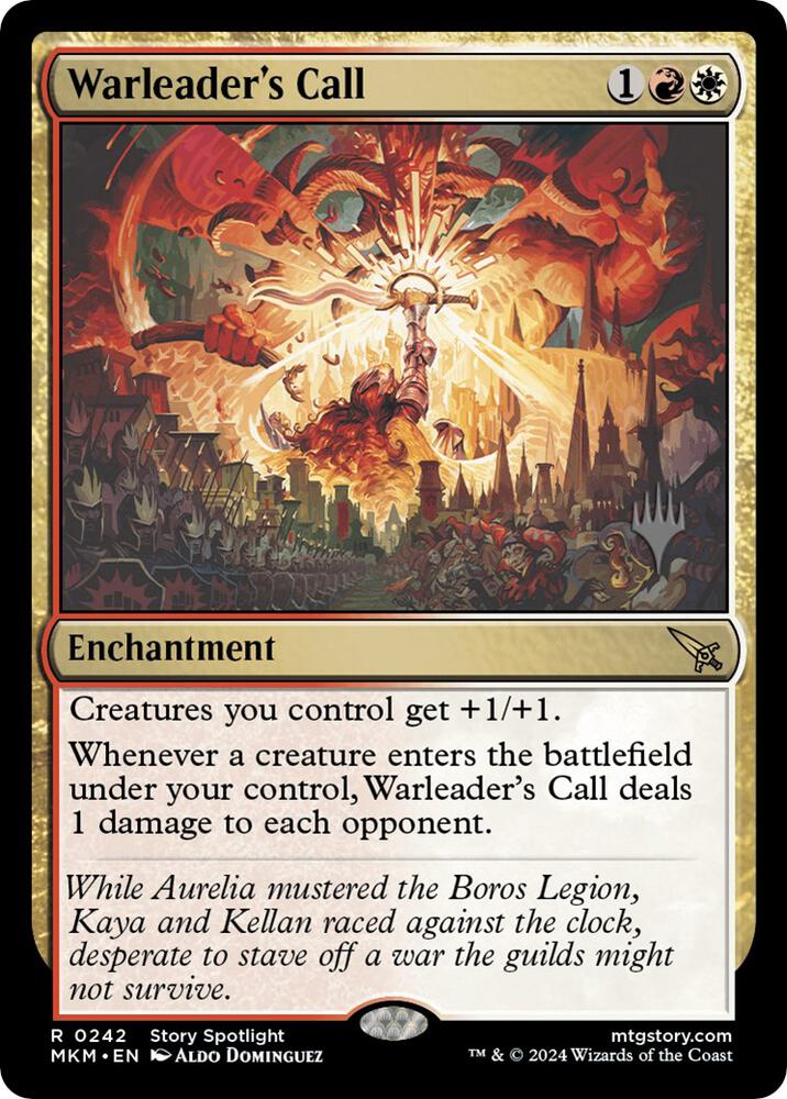 Warleader's Call (242) [Murders at Karlov Manor Promos]