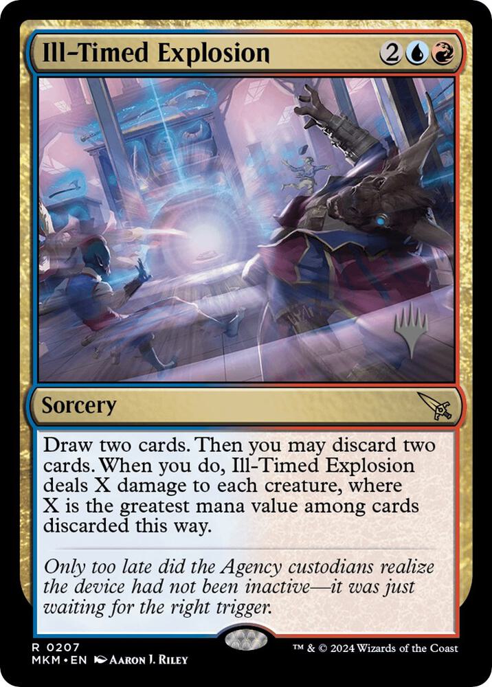 Ill-Timed Explosion (207) [Murders at Karlov Manor Promos]