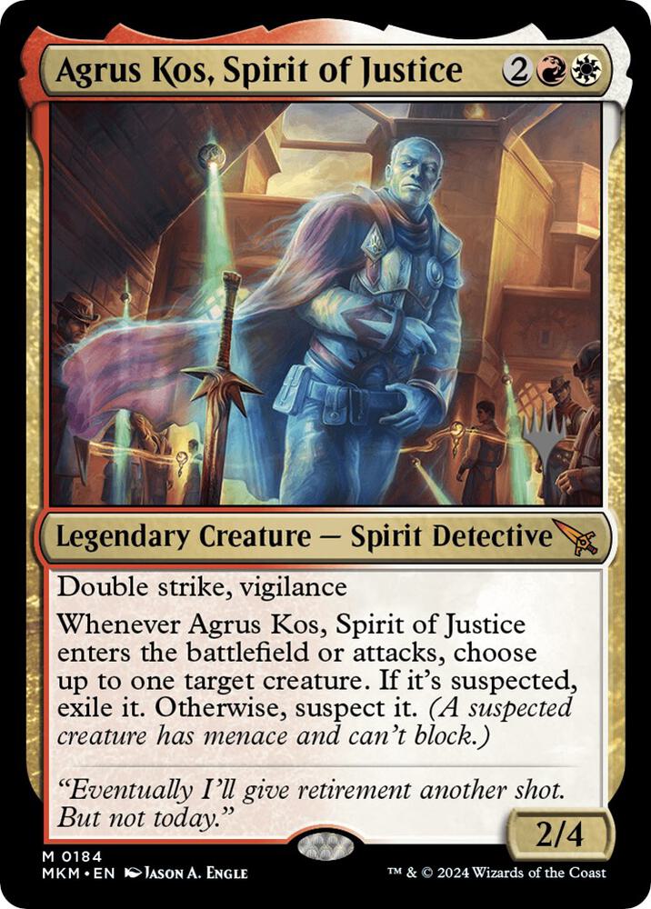 Agrus Kos, Spirit of Justice (184) [Murders at Karlov Manor Promos]