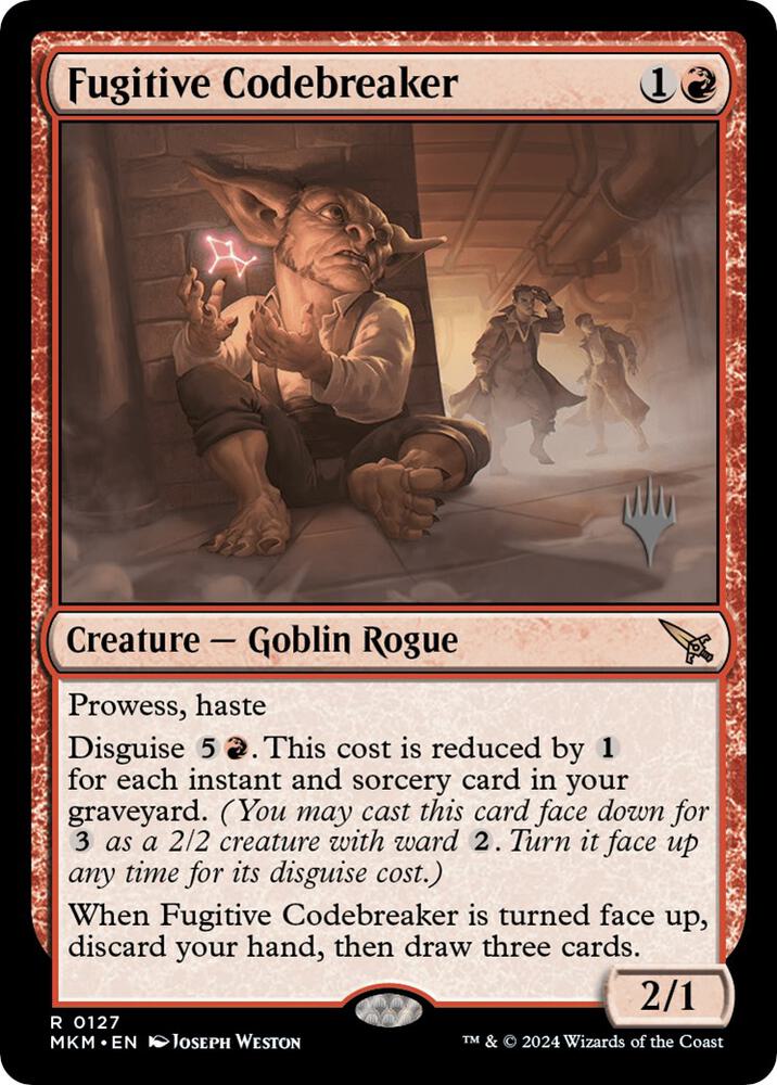 Fugitive Codebreaker (127) [Murders at Karlov Manor Promos]