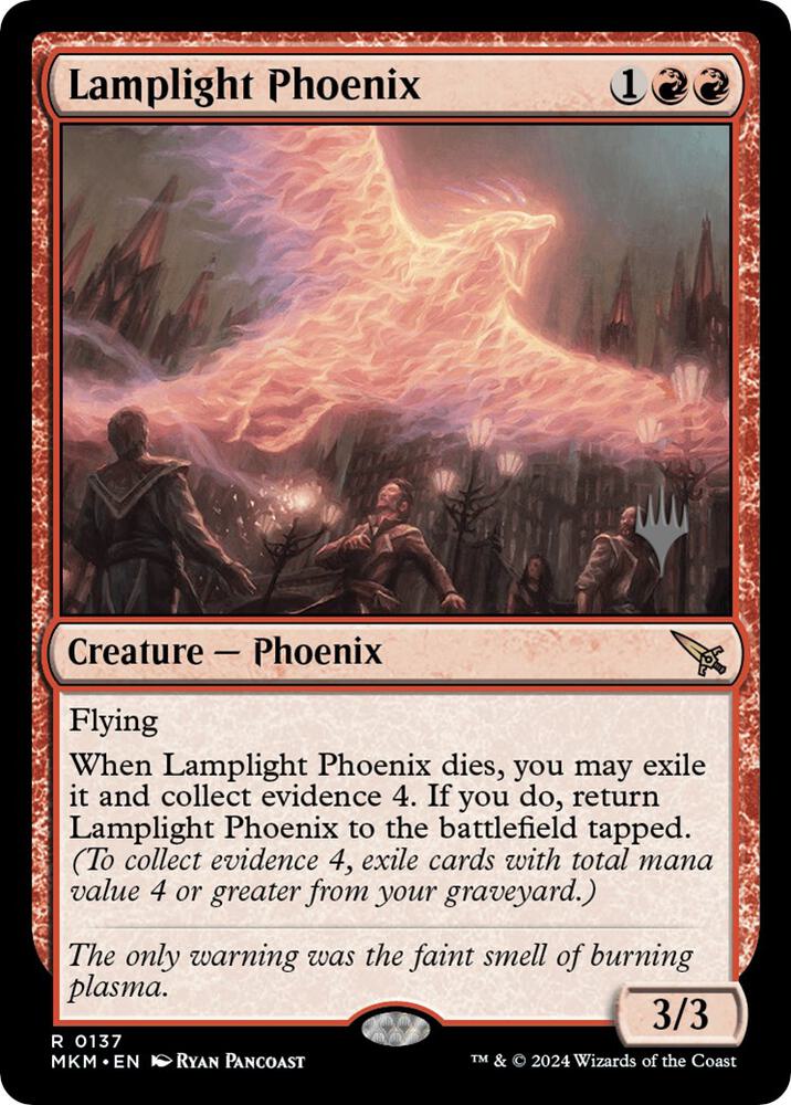 Lamplight Phoenix (137) [Murders at Karlov Manor Promos]