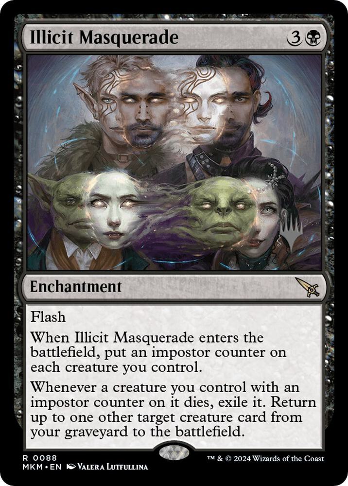 Illicit Masquerade (88) [Murders at Karlov Manor Promos]