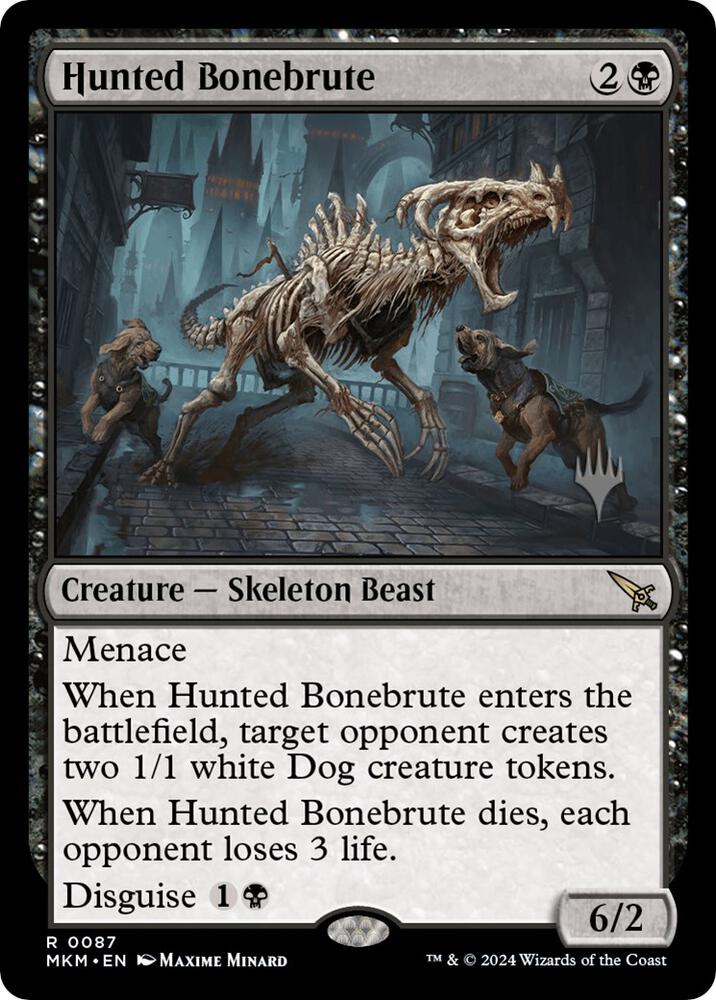 Hunted Bonebrute (87) [Murders at Karlov Manor Promos]