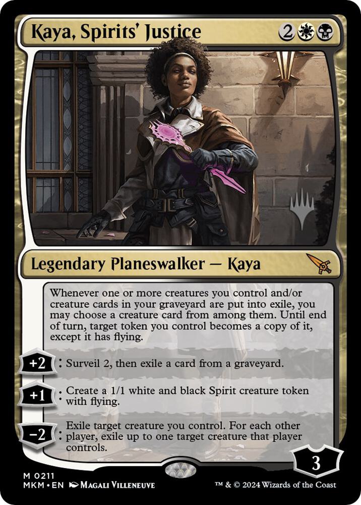 Kaya, Spirits' Justice (211) [Murders at Karlov Manor Promos]