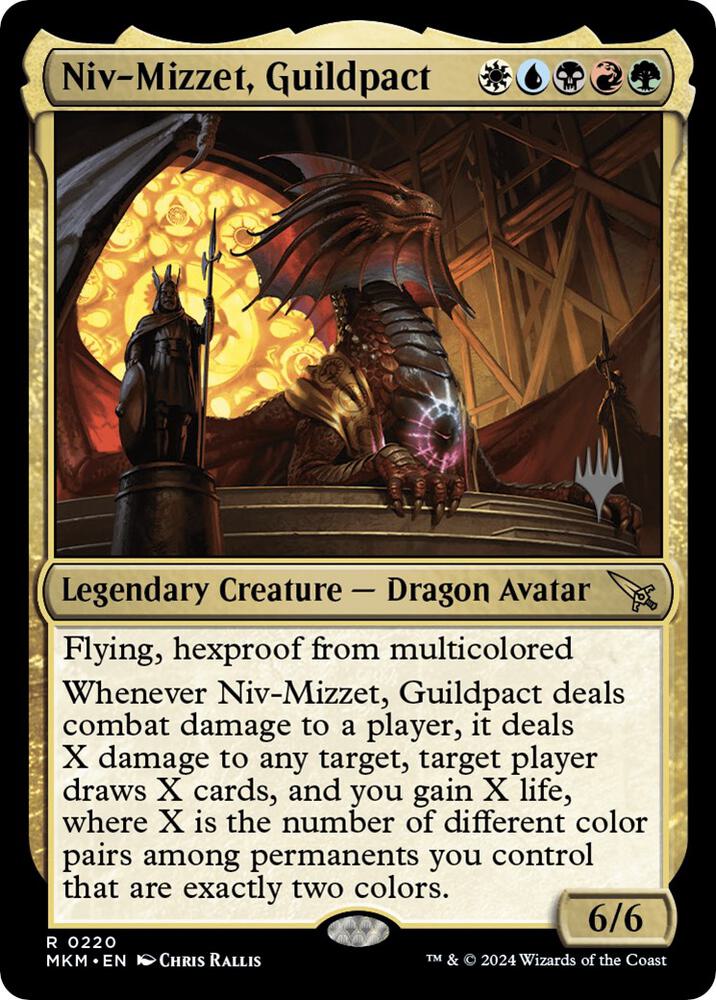 Niv-Mizzet, Guildpact (220) [Murders at Karlov Manor Promos]