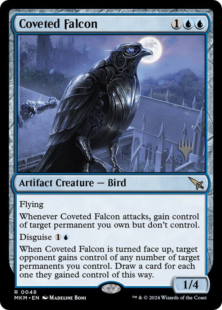 Coveted Falcon (48) [Murders at Karlov Manor Promos]