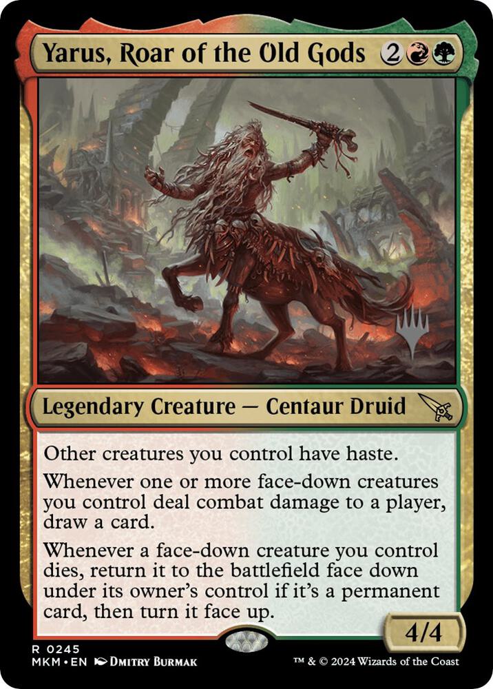 Yarus, Roar of the Old Gods (245) [Murders at Karlov Manor Promos]