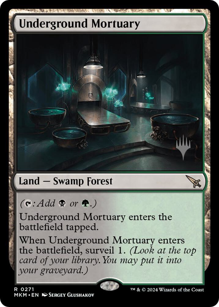 Underground Mortuary (271) [Murders at Karlov Manor Promos]