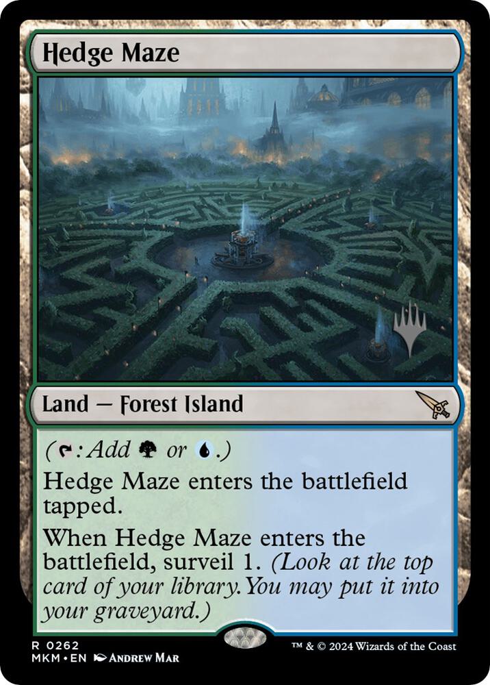 Hedge Maze (262) [Murders at Karlov Manor Promos]