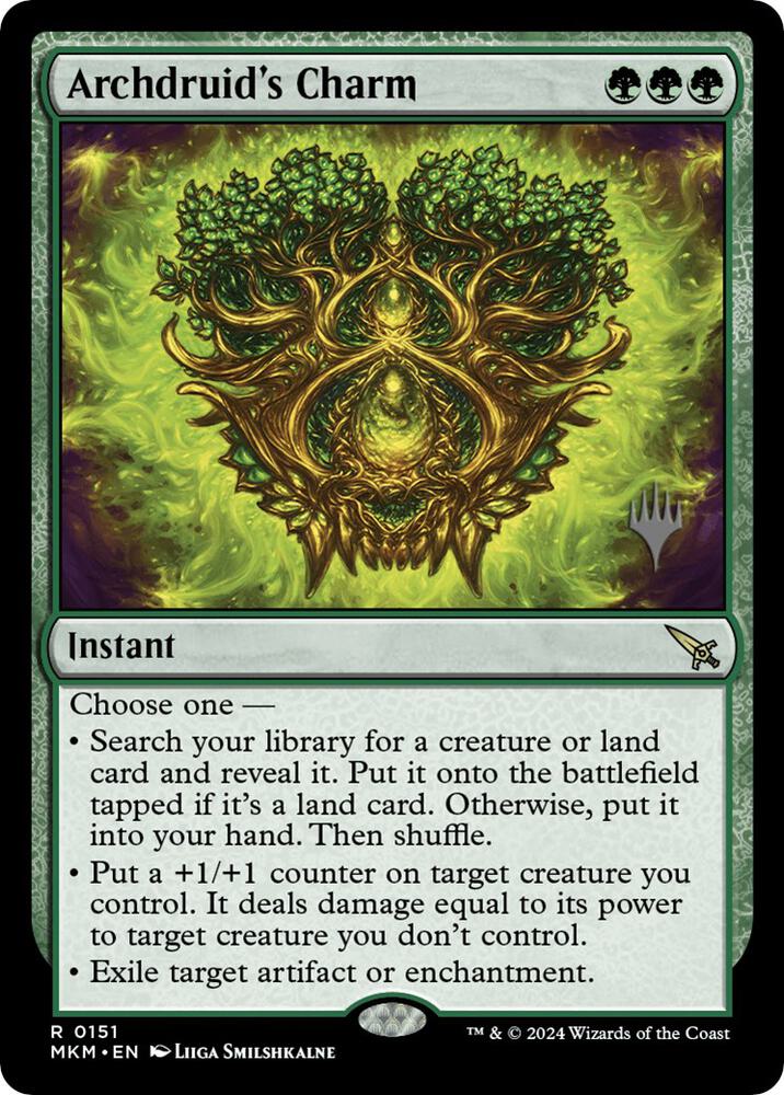 Archdruid's Charm (151) [Murders at Karlov Manor Promos]