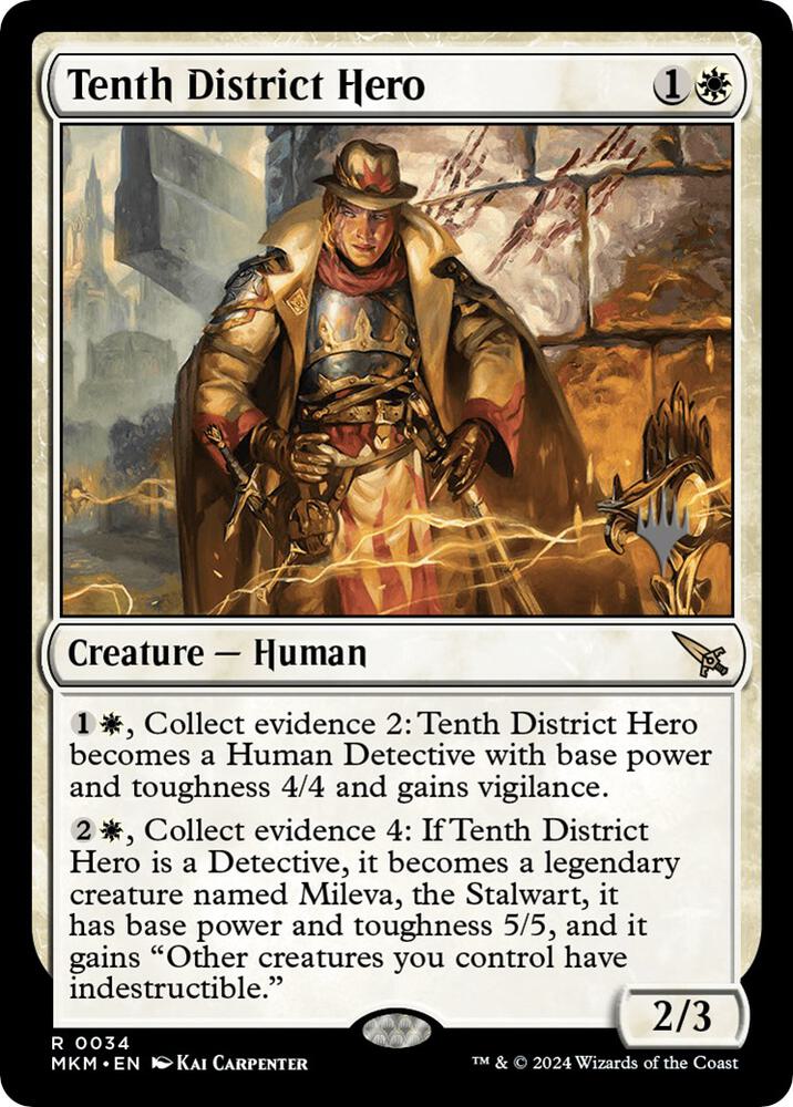 Tenth District Hero (34) [Murders at Karlov Manor Promos]