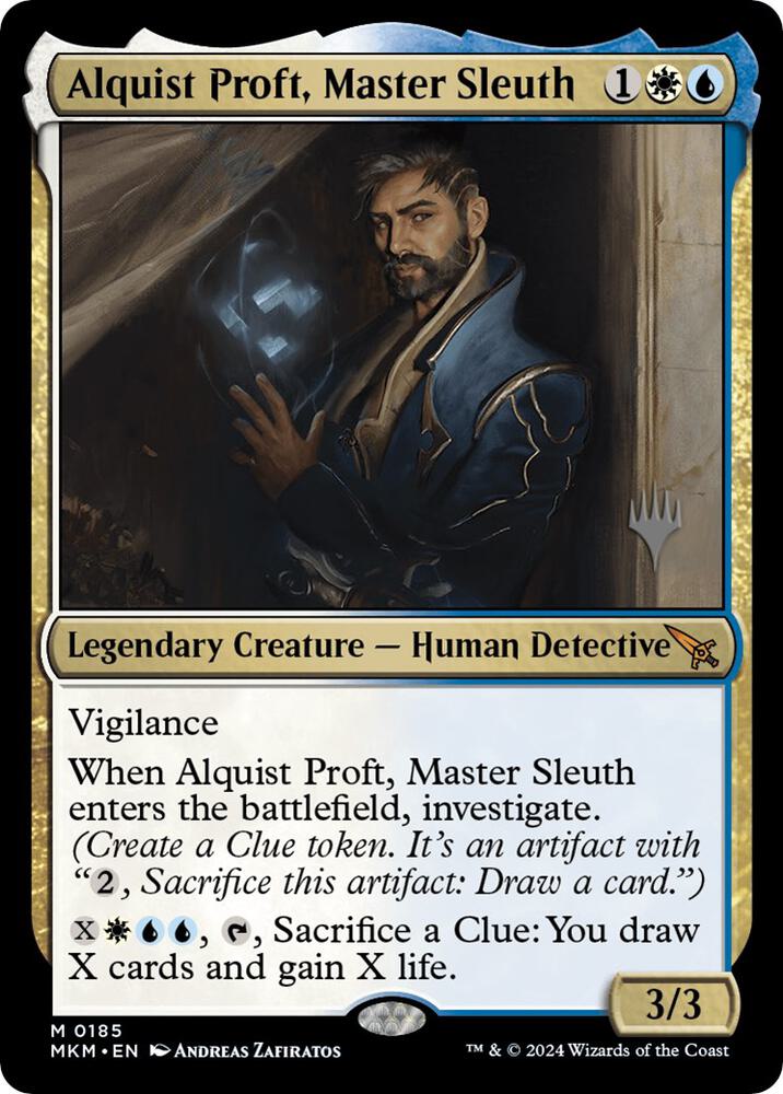 Alquist Proft, Master Sleuth (185) [Murders at Karlov Manor Promos]