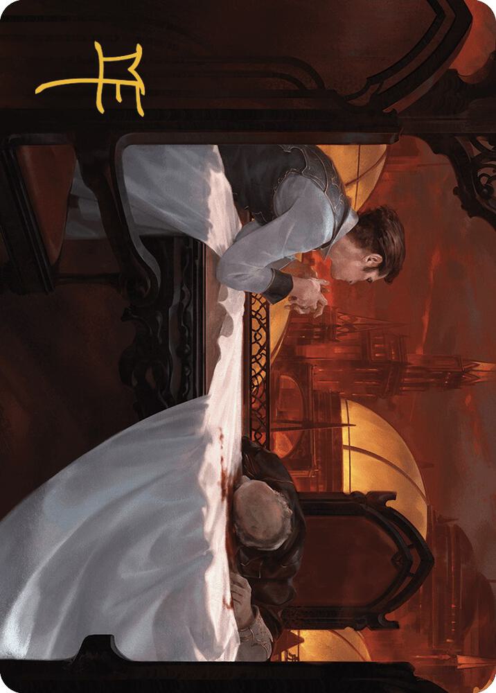 Expedited Inheritance Art Card (Gold-Stamped Signature) (12) [Murders at Karlov Manor Art Series]