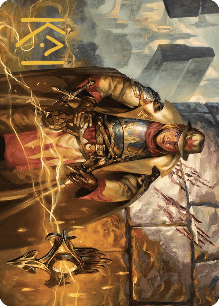 Tenth District Hero Art Card (Gold-Stamped Signature) (4) [Murders at Karlov Manor Art Series]
