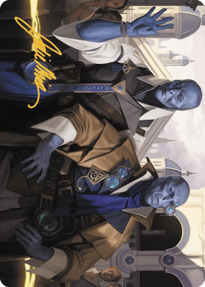 Hotshot Investigators Art Card (Gold-Stamped Signature) (5) [Murders at Karlov Manor Art Series]