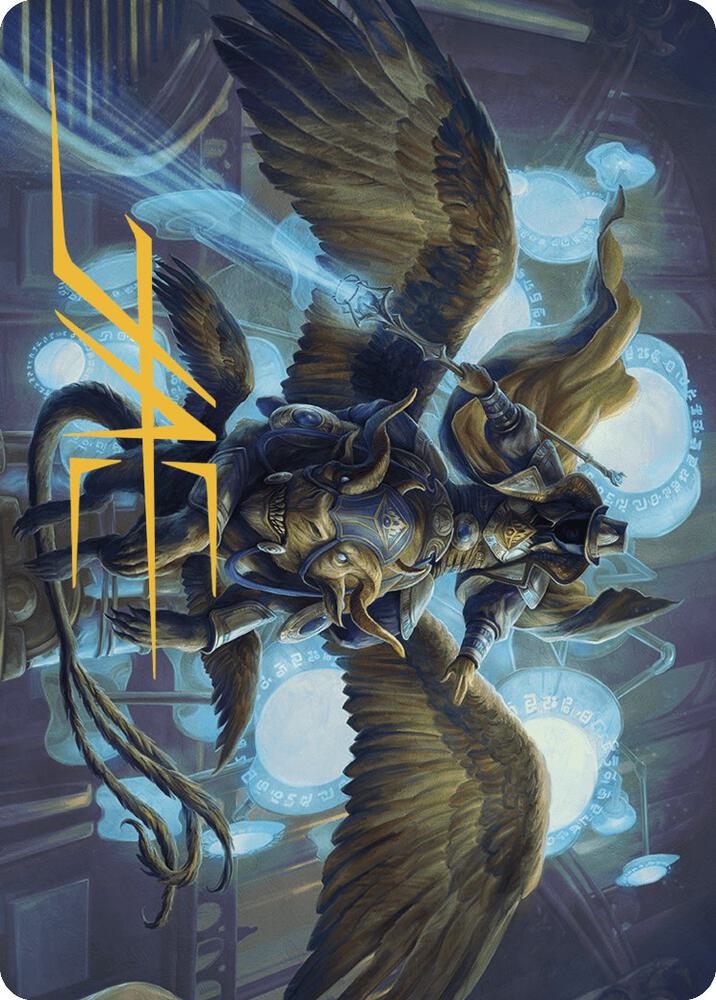 Ezrim, Agency Chief Art Card (Gold-Stamped Signature) (20) [Murders at Karlov Manor Art Series]