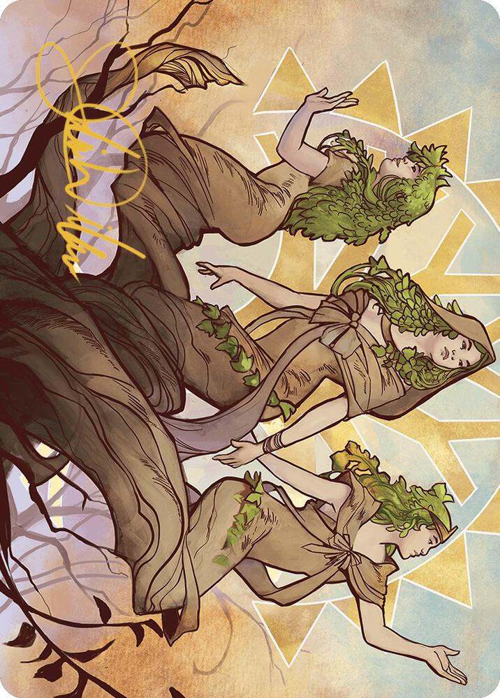 Trostani, Three Whispers Art Card (Gold-Stamped Signature) (37) [Murders at Karlov Manor Art Series]