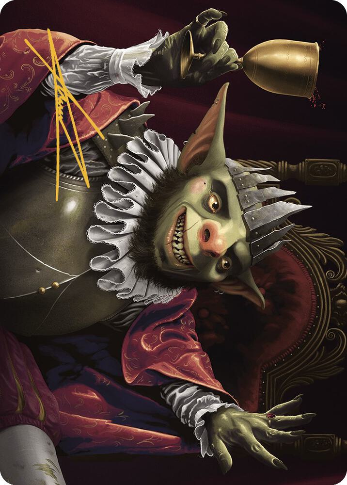 Krenko, Baron of Tin Street Art Card (Gold-Stamped Signature) (40) [Murders at Karlov Manor Art Series]
