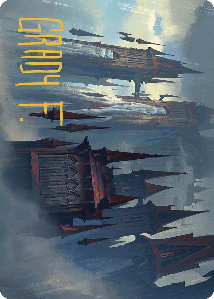Thundering Falls Art Card (Gold-Stamped Signature) (27) [Murders at Karlov Manor Art Series]
