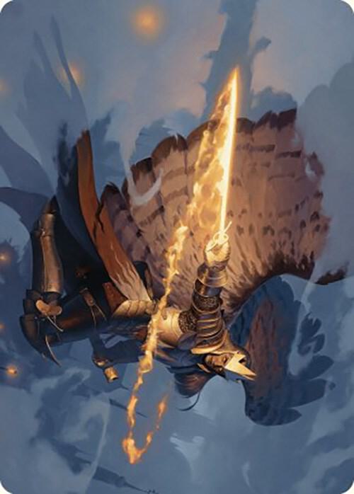Aurelia's Vindicator Art Card (1) [Murders at Karlov Manor Art Series]