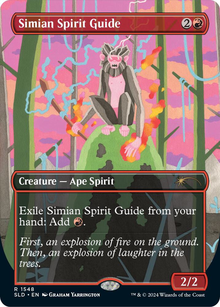 Simian Spirit Guide (1548) [Secret Lair Drop] [Borderless]