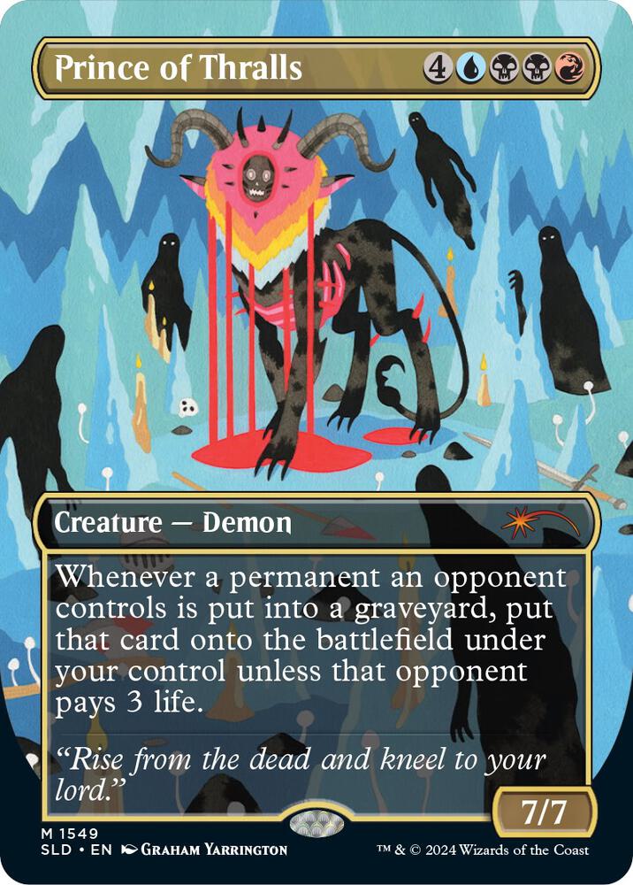 Prince of Thralls (1549) [Secret Lair Drop] [Borderless]