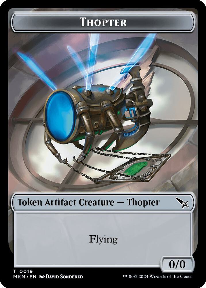 Thopter Token (0019) [Murders at Karlov Manor]