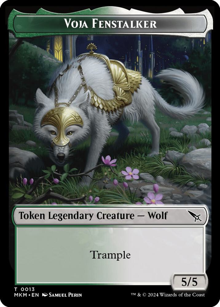 Voja Fenstalker Token (13) [Murders at Karlov Manor]