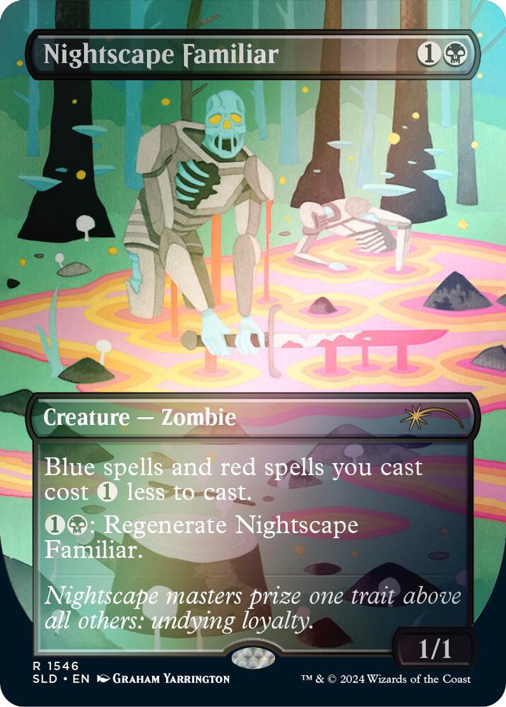 Nightscape Familiar (Rainbow Foil) (1546) [Secret Lair Drop] [Borderless]