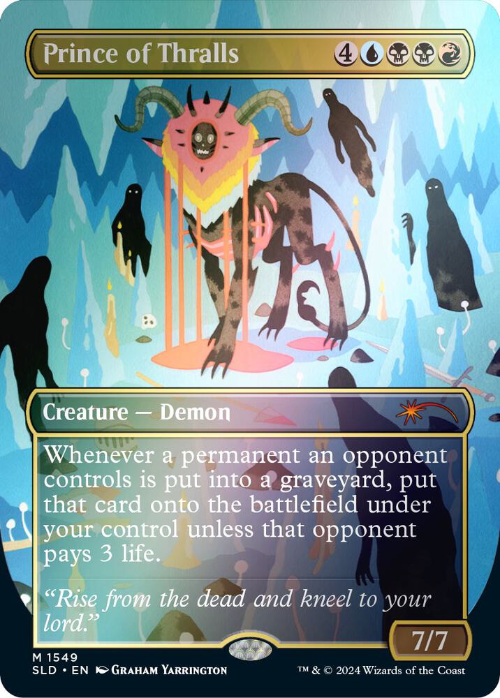Prince of Thralls (Rainbow Foil) (1549) [Secret Lair Drop] [Borderless]