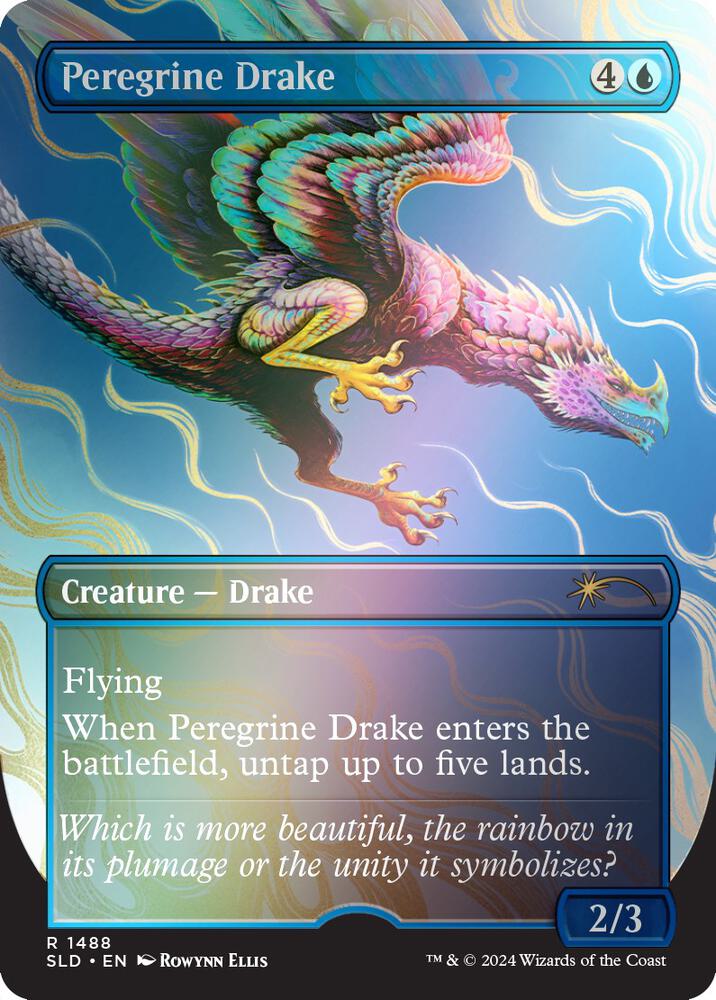 Peregrine Drake (Rainbow Foil) (1488) [Secret Lair Drop]
