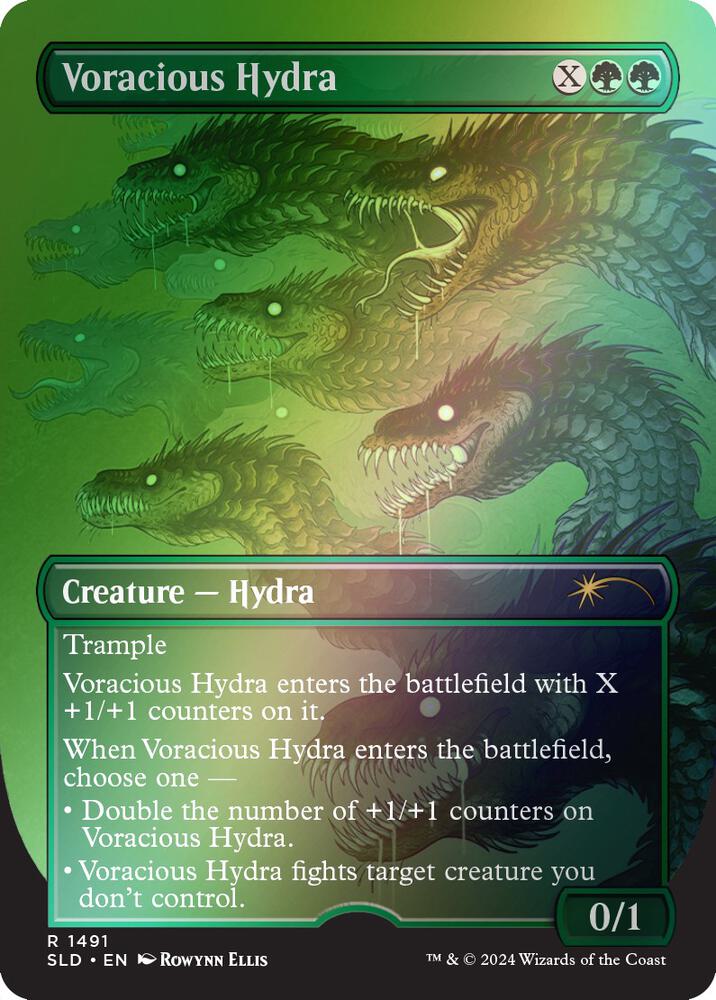 Voracious Hydra (Rainbow Foil) (1491) [Secret Lair Drop]