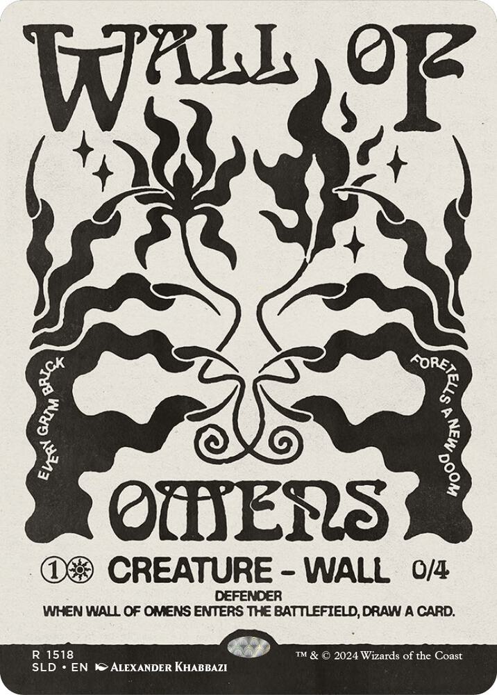 Wall of Omens (1518) [Secret Lair Drop] [Showcase]