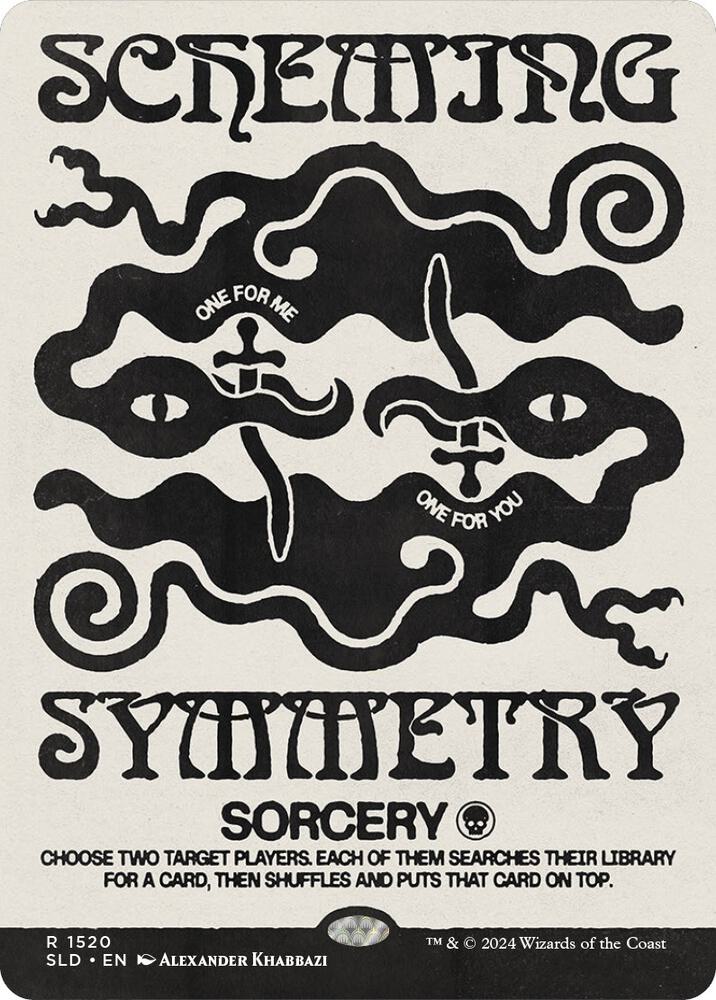 Scheming Symmetry (1520) [Secret Lair Drop] [Borderless]
