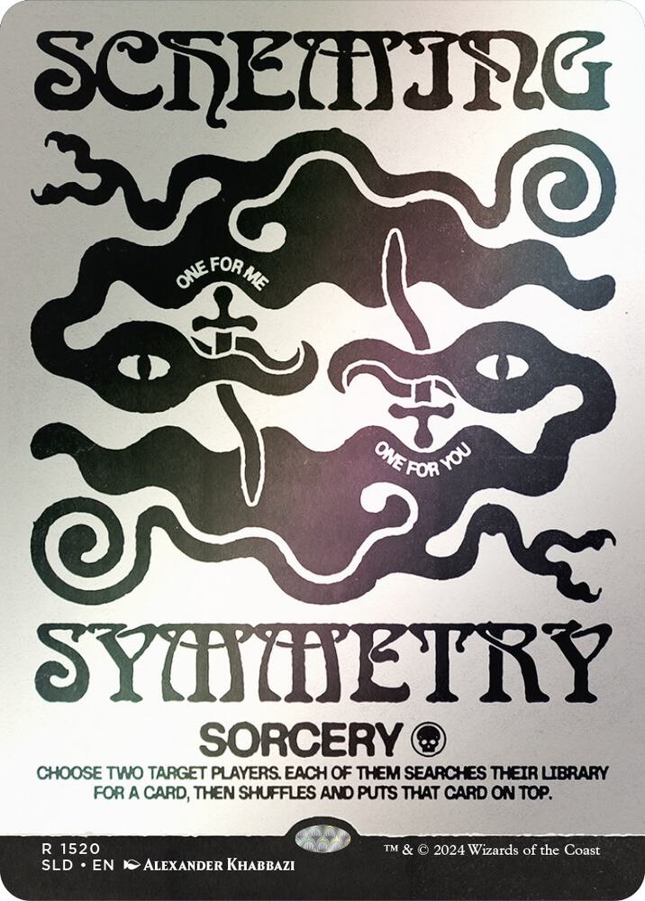Scheming Symmetry (1520) (Rainbow Foil) [Secret Lair Drop] [Borderless]
