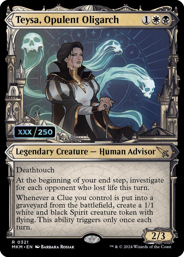 Teysa, Opulent Oligarch (Serial Numbered) (321) [Murders at Karlov Manor]