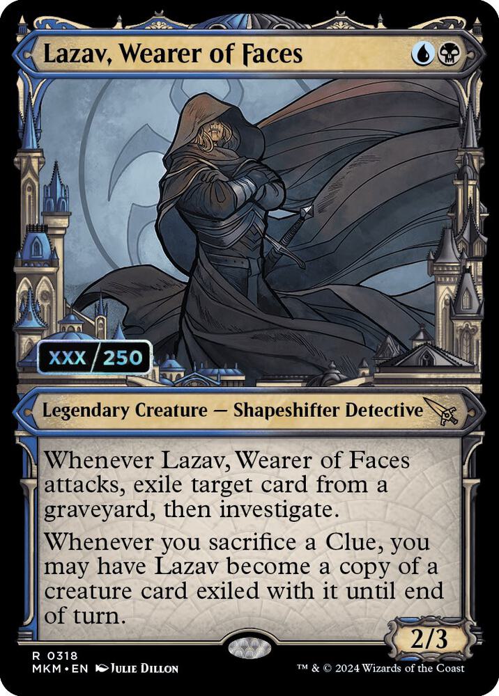 Lazav, Wearer of Faces (Serial Numbered) (318) [Murders at Karlov Manor]